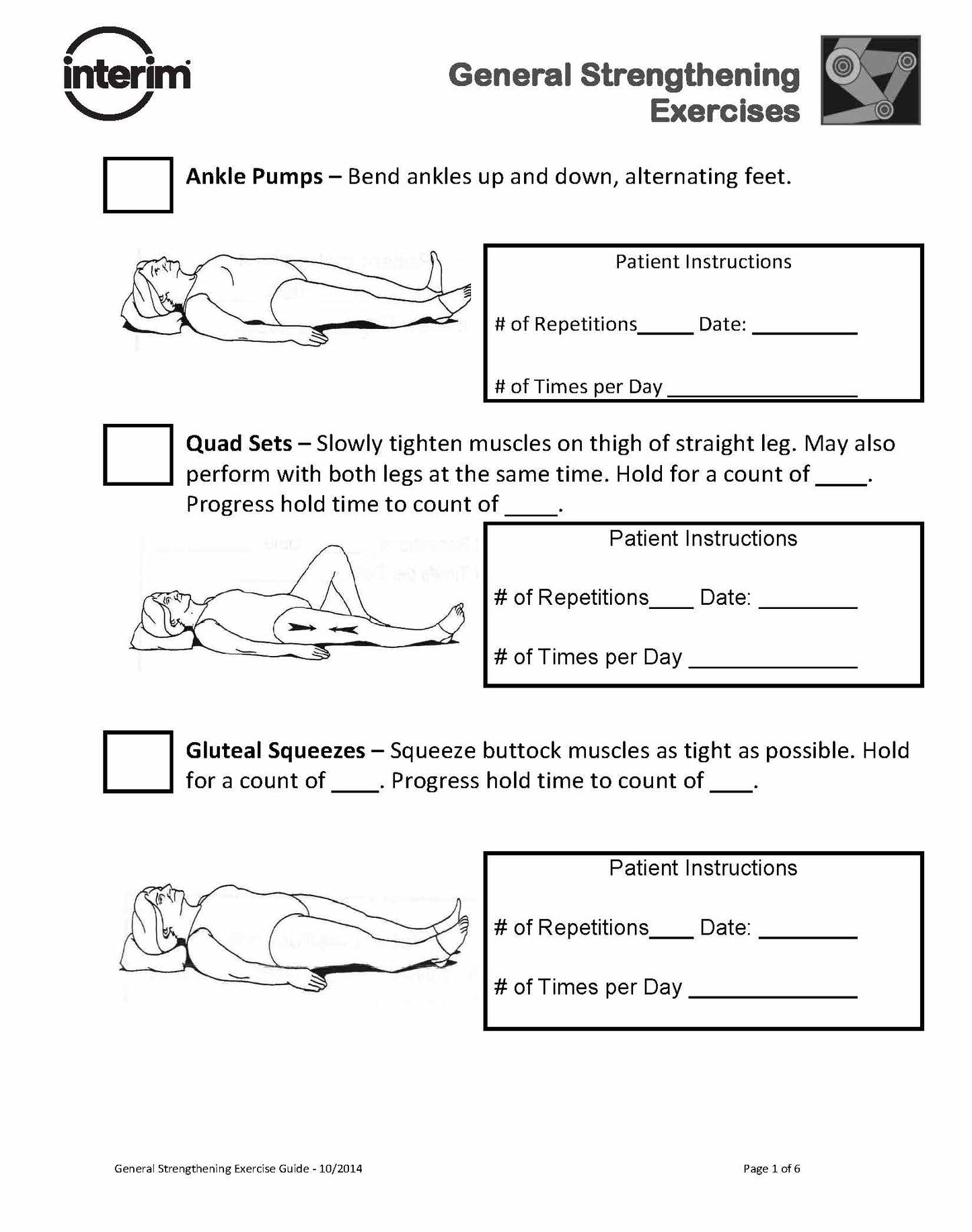 General Strengthening Exercise Pack