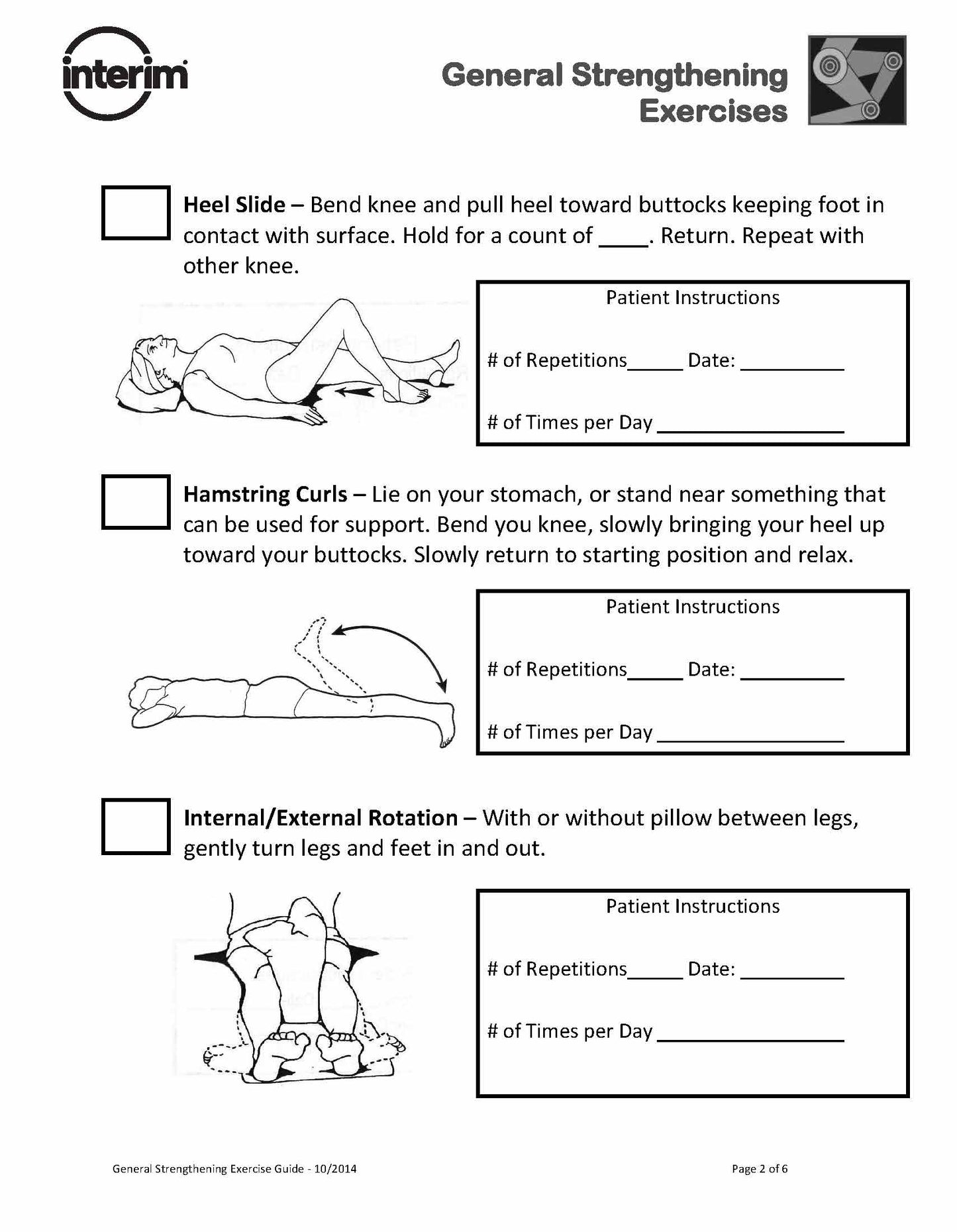 General Strengthening Exercise Pack