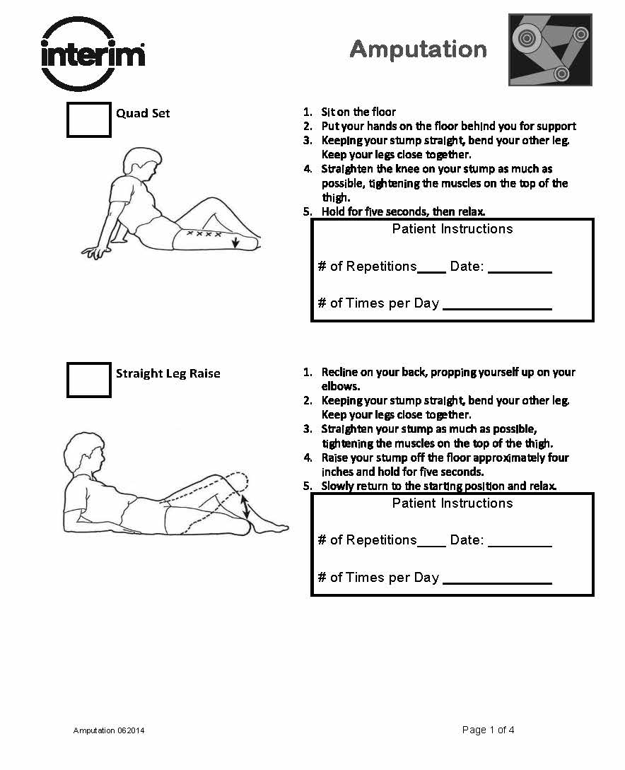 Amputation Exercise Guide