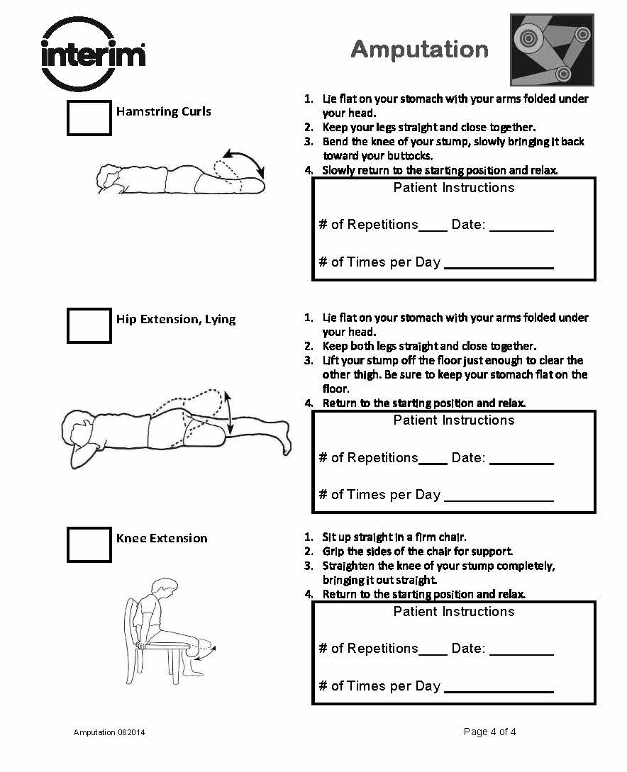 Amputation Exercise Guide