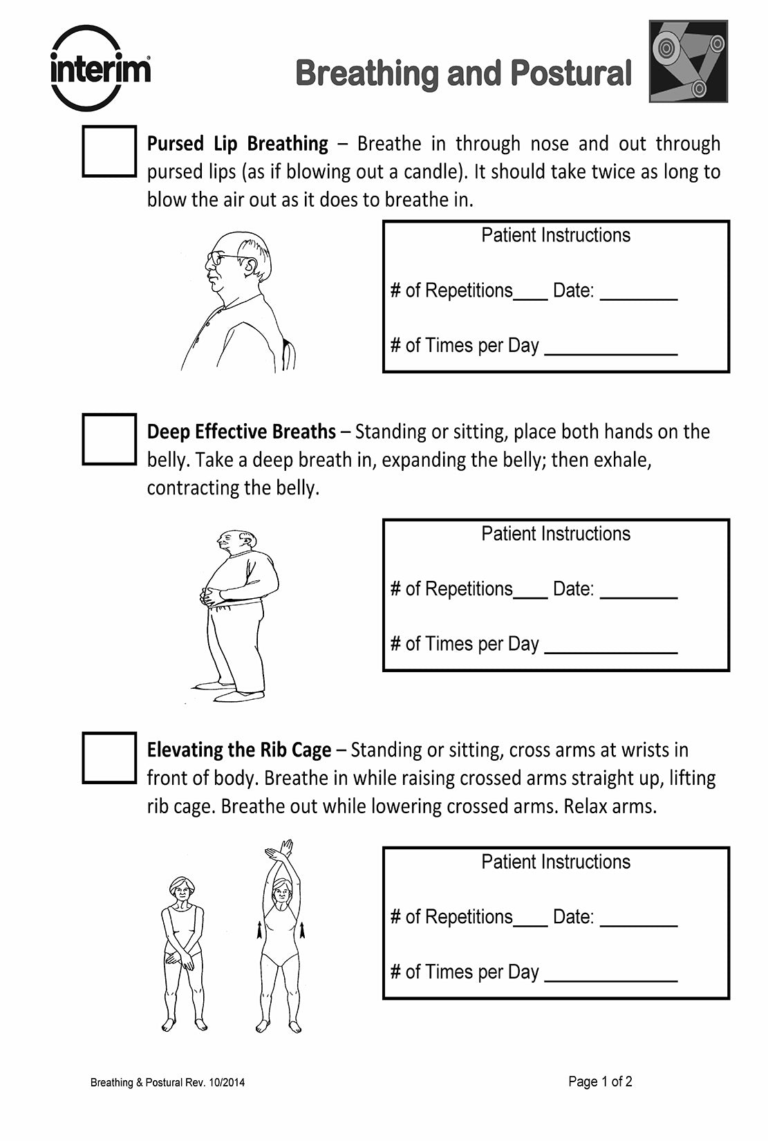 Breathing and Postural Exercise Guide
