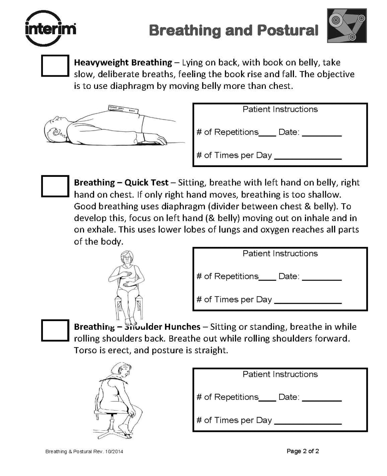 Breathing and Postural Exercise Guide