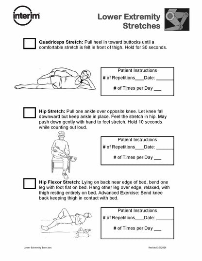 General Strengthening Exercise Pack