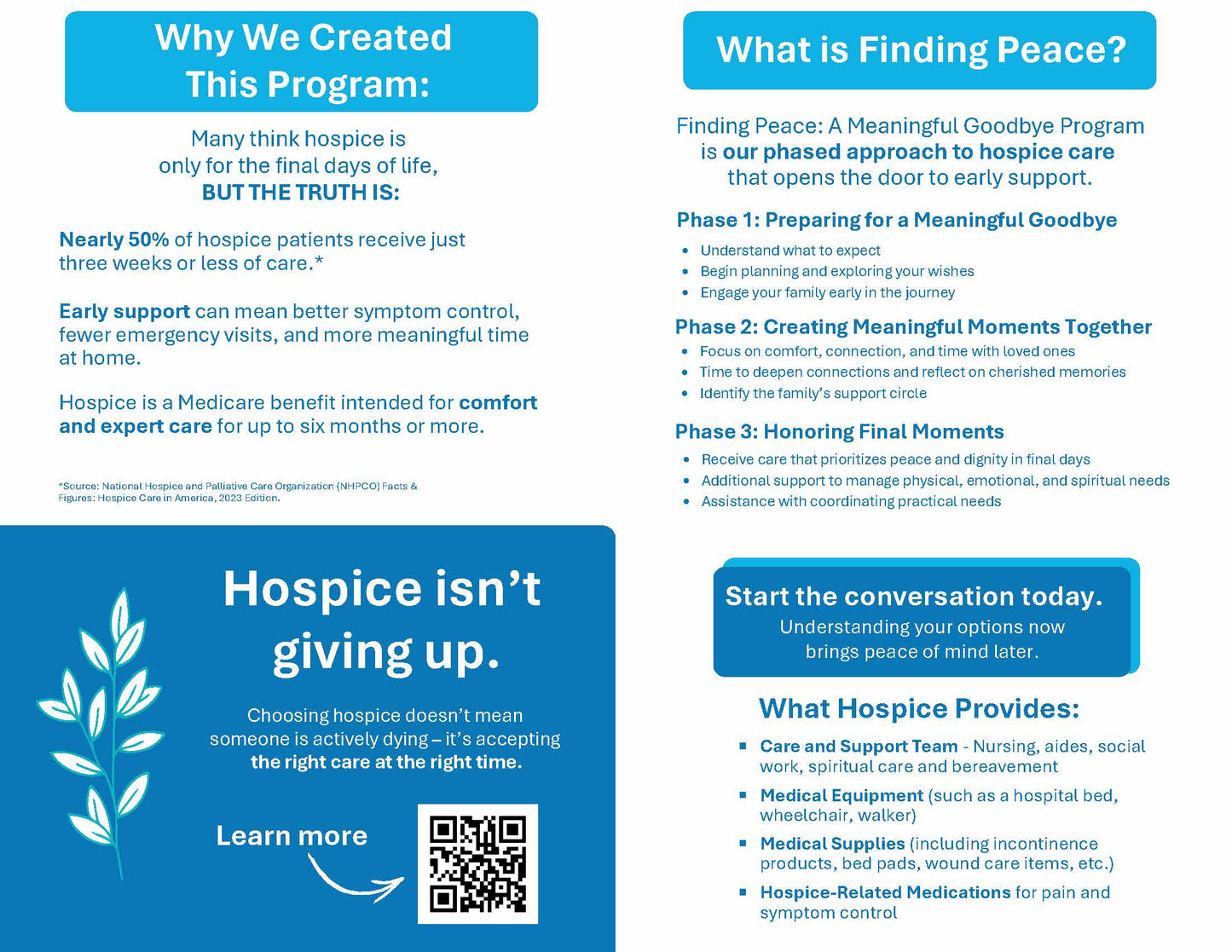 Finding Peace BiFold