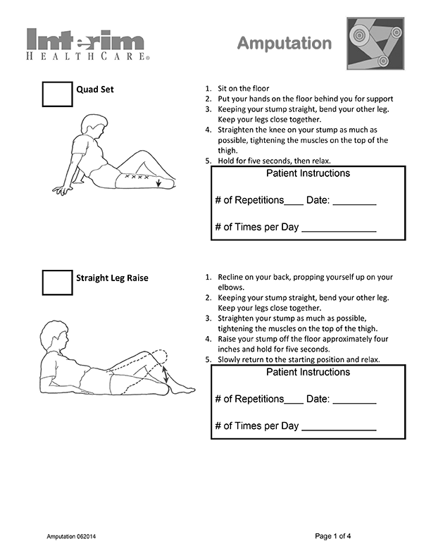 Amputation Exercise Guide