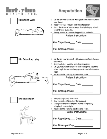 Amputation Exercise Guide