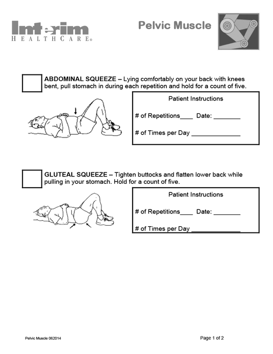 Pelvic Muscle Exercise Guide